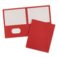 Avery Two-pocket Folder 40-sheet Capacity 11 X 8.5 Red 25/box - School Supplies - Avery®