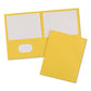 Avery Two-pocket Folder 40-sheet Capacity 11 X 8.5 Yellow 25/box - School Supplies - Avery®