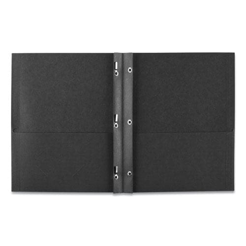 Avery Two-pocket Folder Prong Fastener 0.5 Capacity 11 X 8.5 Black 25/box - School Supplies - Avery®