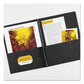 Avery Two-pocket Folder Prong Fastener 0.5 Capacity 11 X 8.5 Black 25/box - School Supplies - Avery®