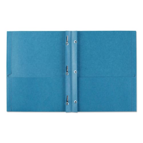 Avery Two-pocket Folder Prong Fastener 0.5 Capacity 11 X 8.5 Light Blue 25/box - School Supplies - Avery®