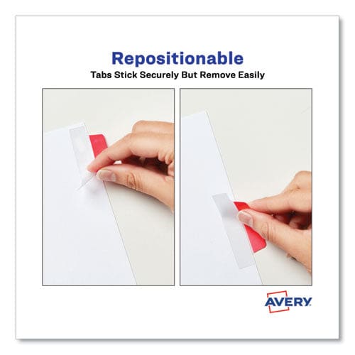 Avery Ultra Tabs Repositionable Tabs Margin Tabs: 2.5 X 1 1/5-cut Assorted Colors 24/pack - Office - Avery®