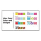 Avery Ultra Tabs Repositionable Tabs Standard: 2 X 1.5 1/5-cut Assorted Neon Colors 24/pack - Office - Avery®