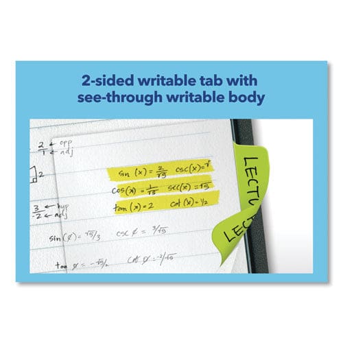 Avery Ultra Tabs Repositionable Tabs Standard: 2 X 1.5 1/5-cut Assorted Neon Colors 48/pack - Office - Avery®