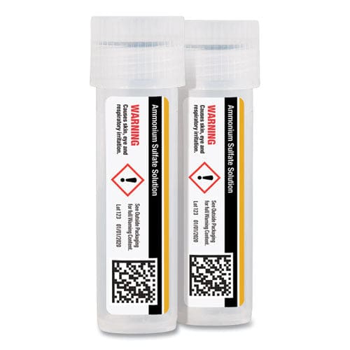 Avery Ultraduty Ghs Chemical Waterproof And Uv Resistant Labels 0.5 X 1.75 White 60/sheet 25 Sheets/pack - Office - Avery®