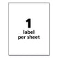 Avery Ultraduty Ghs Chemical Waterproof And Uv Resistant Labels 8.5 X 11 White 50/pack - Office - Avery®