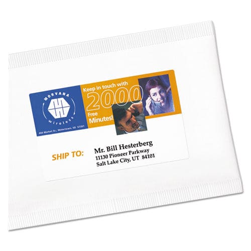 Avery Vibrant Inkjet Color-print Labels W/ Sure Feed 1 X 2.63 Matte White 600/pk - Office - Avery®