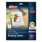 Avery Vibrant Laser Color-print Labels W/ Sure Feed 2 X 3.75 White 200/pk - Office - Avery®