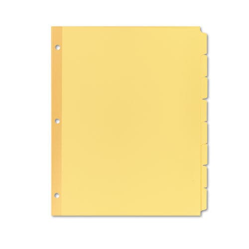 Avery Write And Erase Plain-tab Paper Dividers 8-tab 11 X 8.5 Buff 24 Sets - School Supplies - Avery®