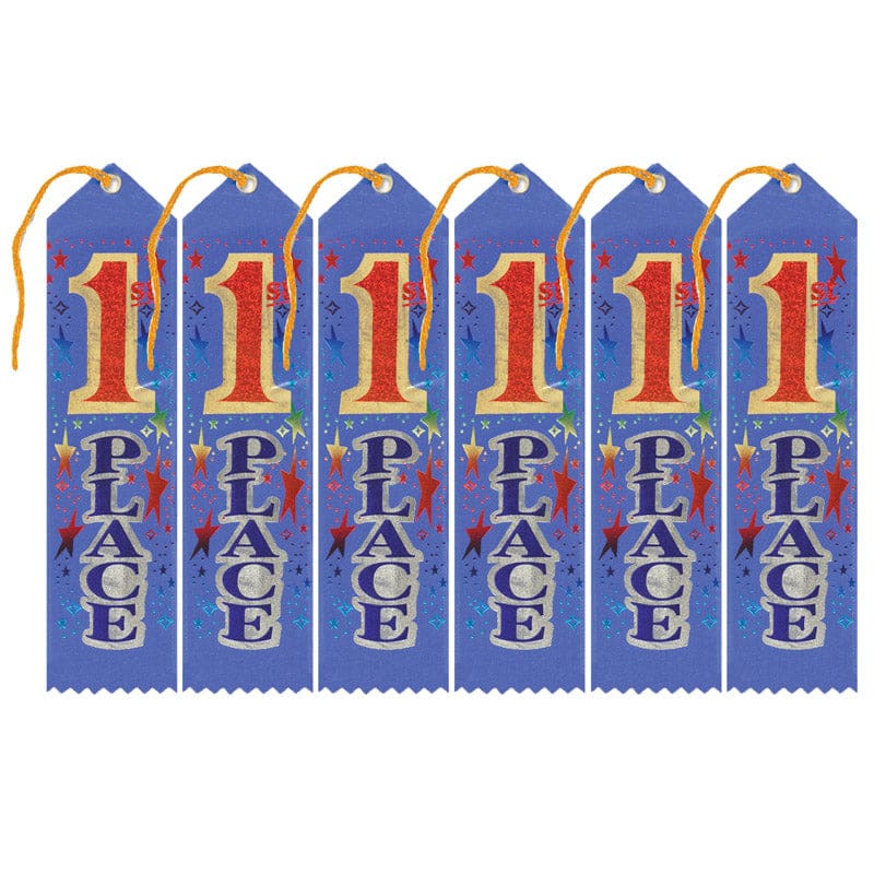 Award Ribbon 1St 6-Pk (Pack of 6) - Ribbons - Diploma Mill