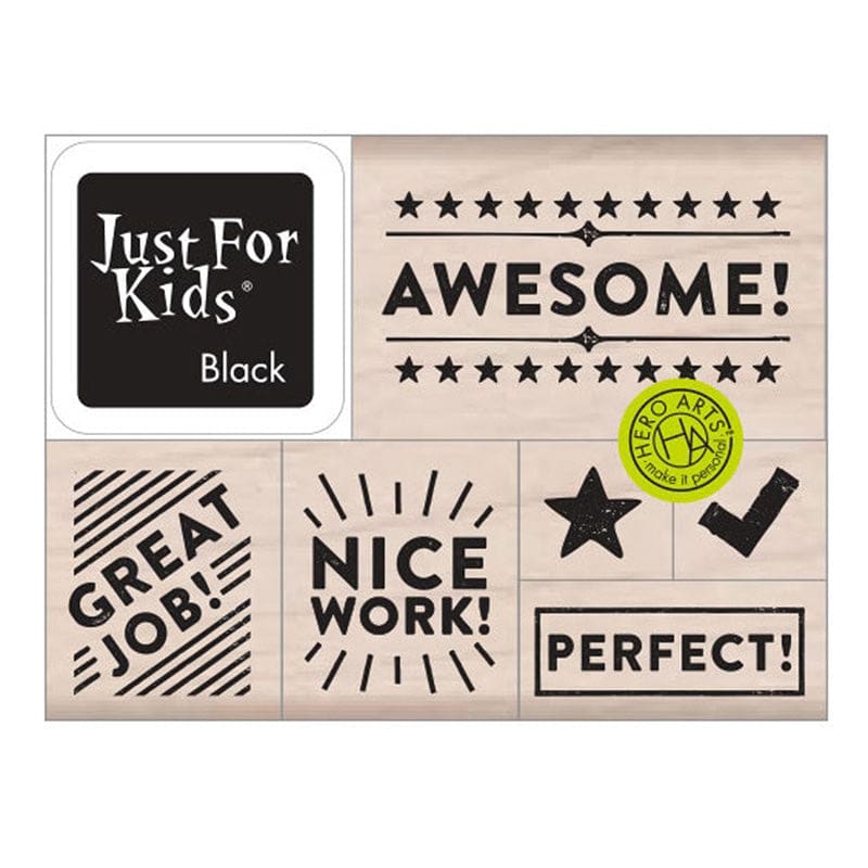 Awesome (Pack of 3) - Stamps & Stamp Pads - Hero Arts
