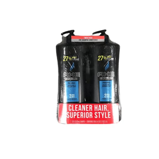 Axe Hair 2-in-1 Shampoo and Conditioner, Phoenix, 28 Fluid Ounce (Pack of 2) - ShelHealth.Com