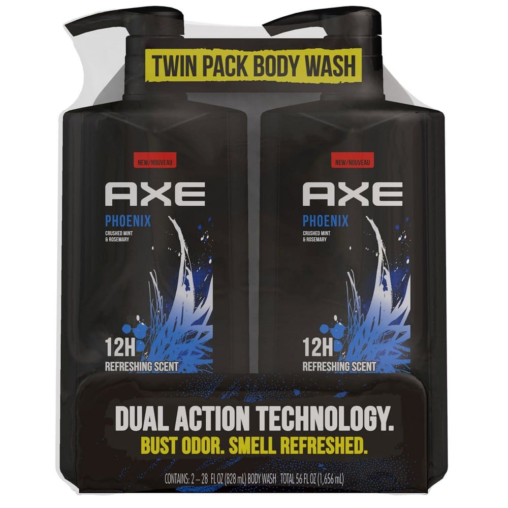 AXE Phoenix Body Wash for Men with Pump (28 fl oz. 2 ct.) - Bath & Body - AXE Phoenix