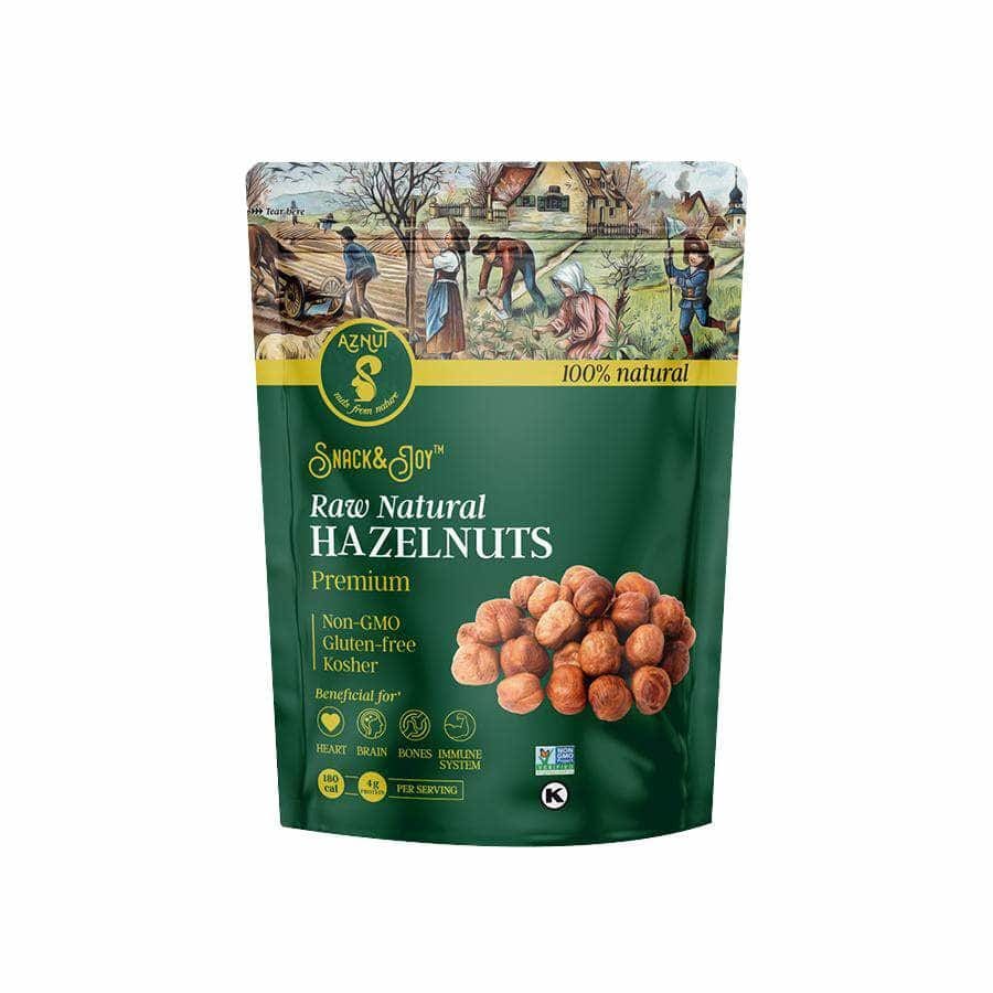 AZNUT Aznut Hazelnuts Raw Natural, 6 Oz