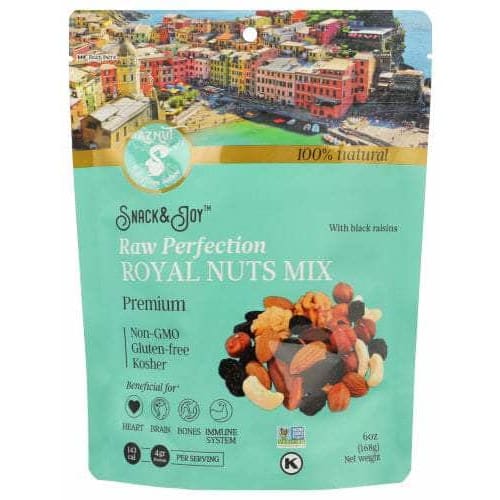 AZNUT Aznut Nut Raw Mixed, 6 Oz