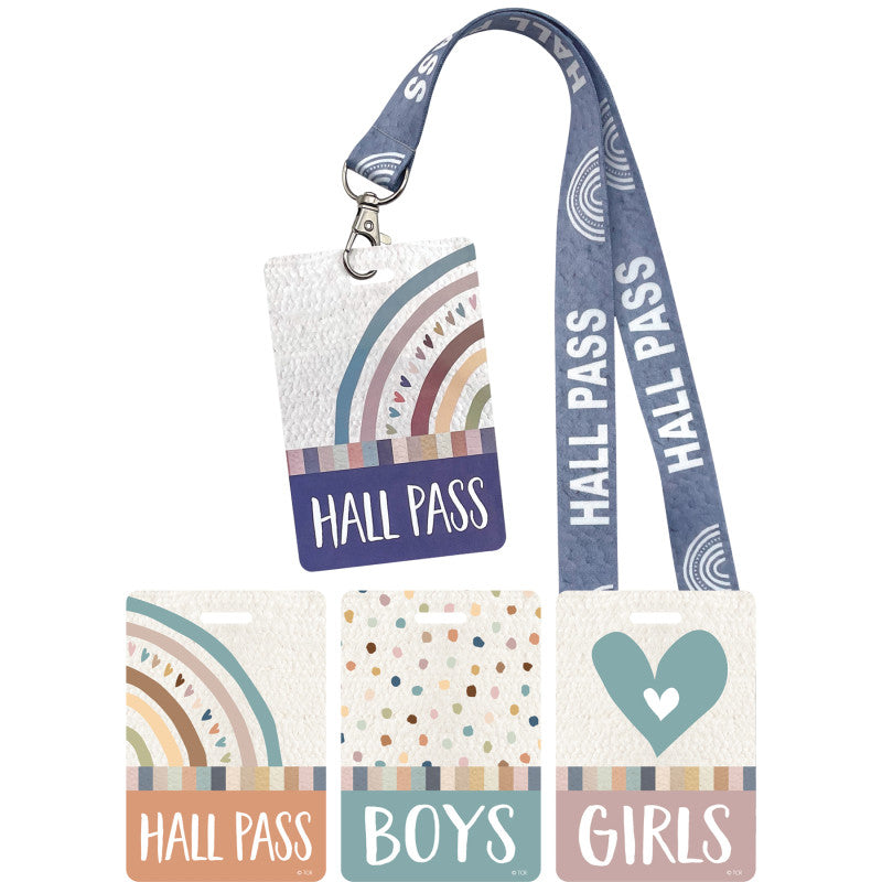 Everyone Welcome Hall Pass Lanyards (Pack of 6)