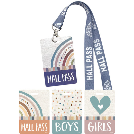Everyone Welcome Hall Pass Lanyards (Pack of 6)
