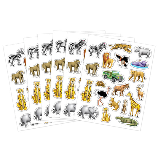 Safari Stickers (Pack of 12)