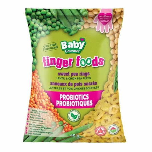 BABY GOURMET Baby Gourmet Snack Sweet Pea Rings, 1.41 Oz