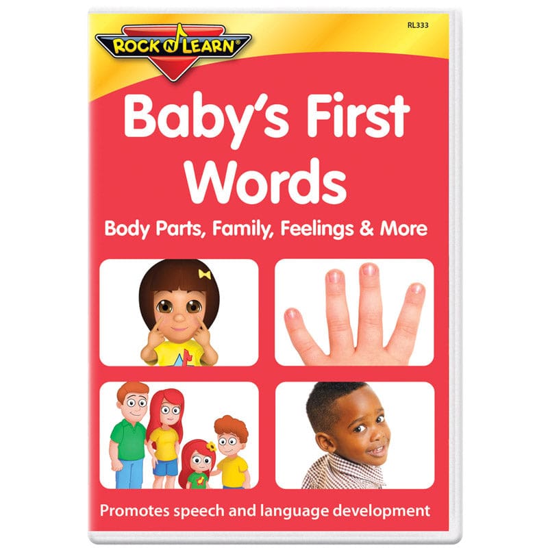 Babys First Words Dvd Body Parts Family Feelings & More (Pack of 2) - DVD & VHS - Rock N Learn
