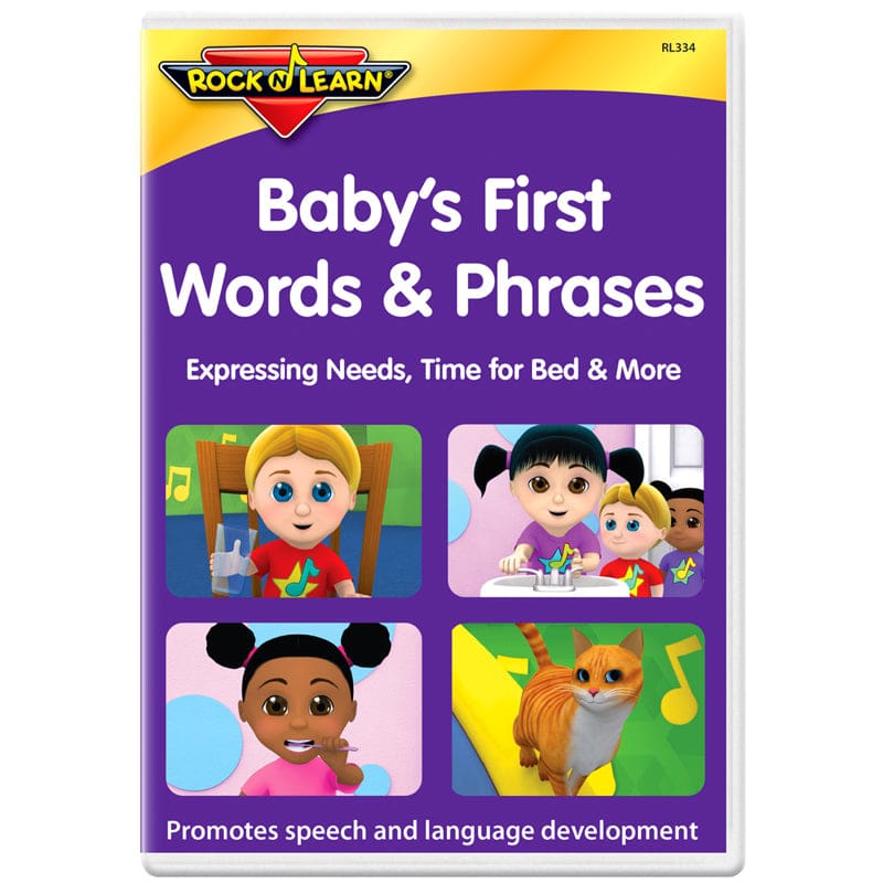 Babys First Words Dvd Expressing Needs Bedtime & More (Pack of 2) - DVD & VHS - Rock N Learn