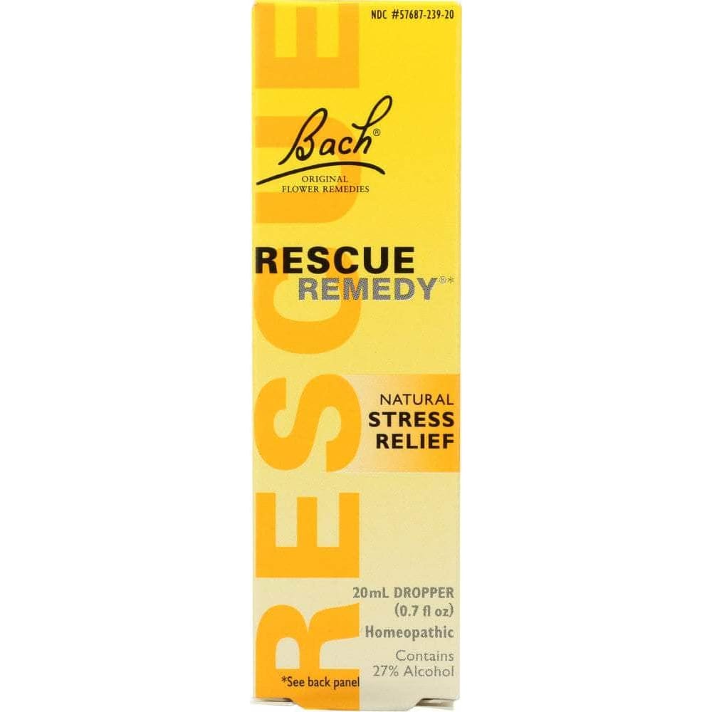 BACH Bach Original Flower Essences Rescue Remedy Natural Stress Relief, 0.7 Oz