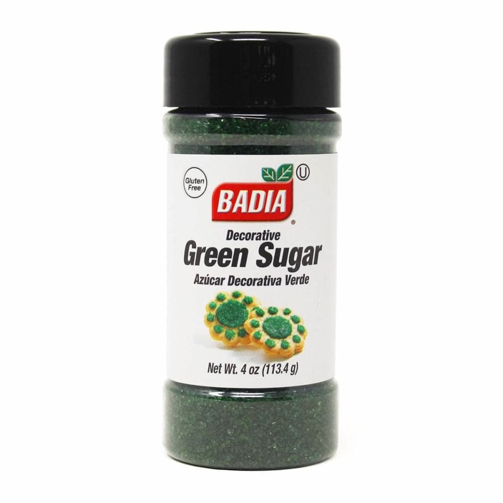 BADIA Badia Decorative Green Sugar, 4 Oz