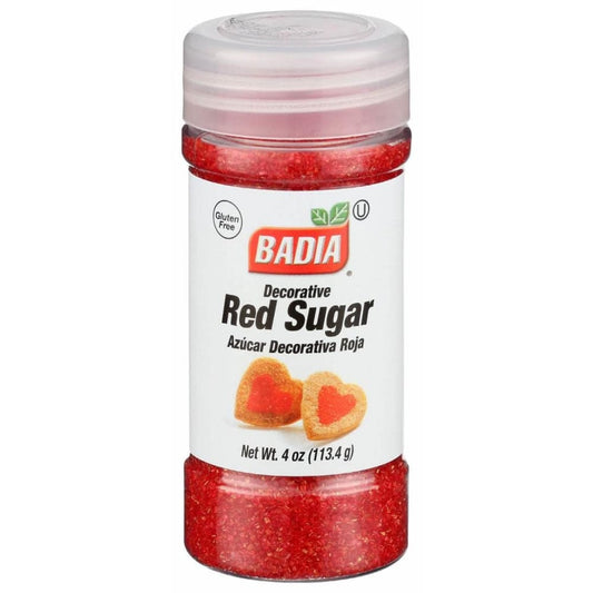BADIA Badia Decorative Red Sugar, 4 Oz
