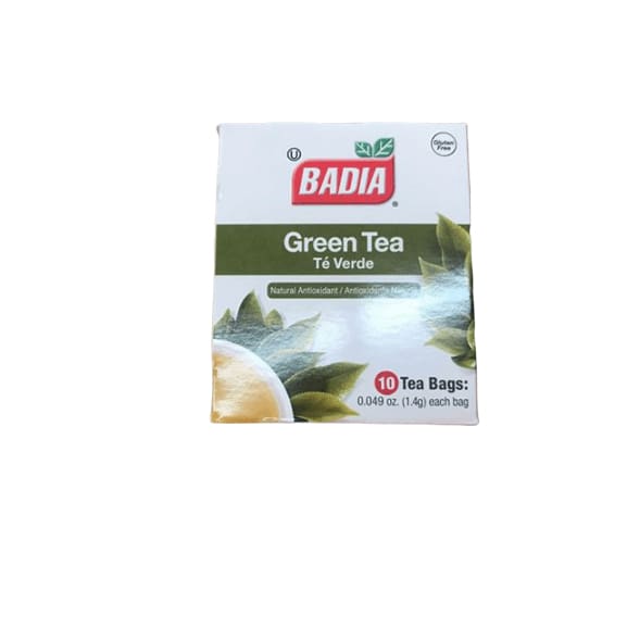 Badia Green Tea Te Verde , 10 Count - ShelHealth.Com