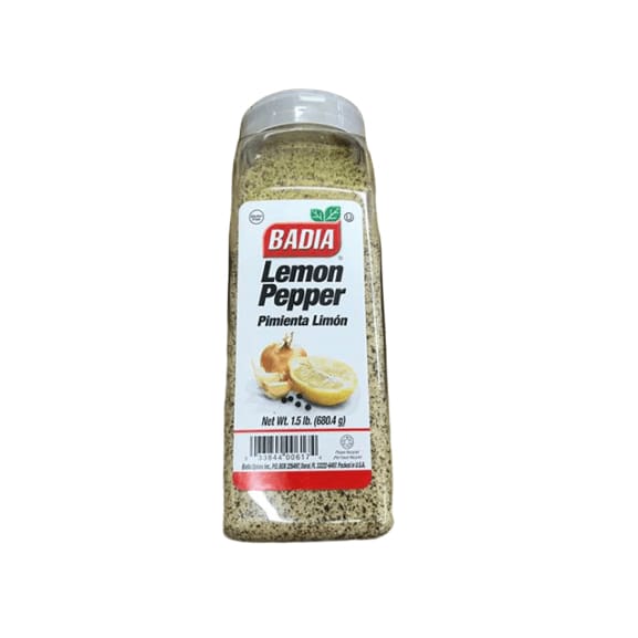 Badia Lemon Pepper Pimienta Limon, 1.5 lb - ShelHealth.Com