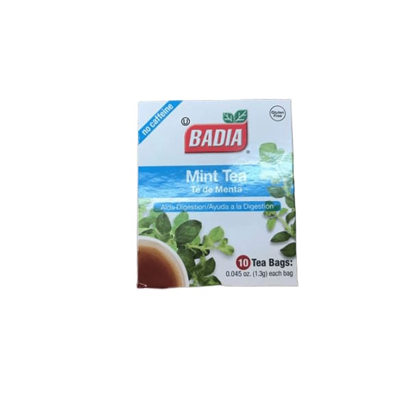 Badia Mint Tea Bags, 10 Count - ShelHealth.Com