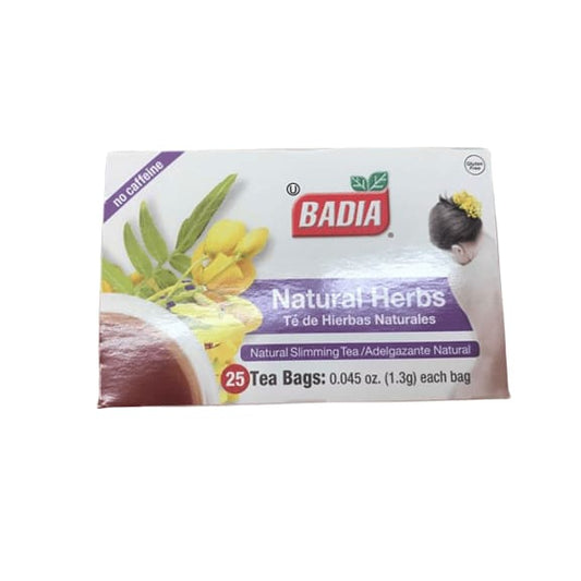 Badia Natural Herbs Tea Bags 25-Count - ShelHealth.Com