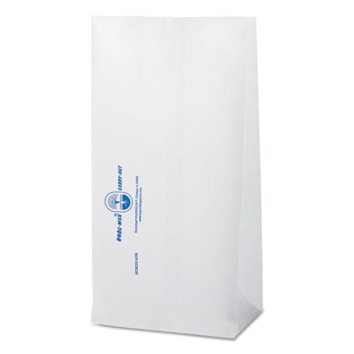 Bagcraft Dubl Wax Sos Bakery Bags 6.13 X 12.38 White 1,000/carton - Food Service - Bagcraft
