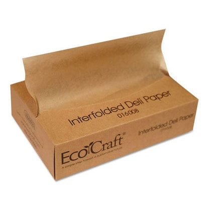 Bagcraft Ecocraft Interfolded Soy Wax Deli Sheets 8 X 10.75 500/box 12 Boxes/carton - Food Service - Bagcraft