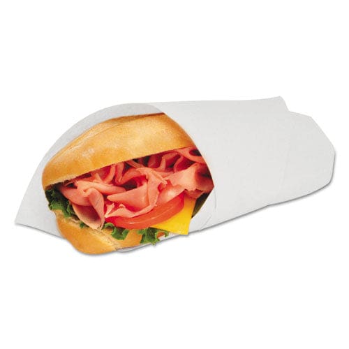 Bagcraft Grease-resistant Paper Wraps And Liners 12 X 12 White 1,000/box 5 Boxes/carton - Food Service - Bagcraft