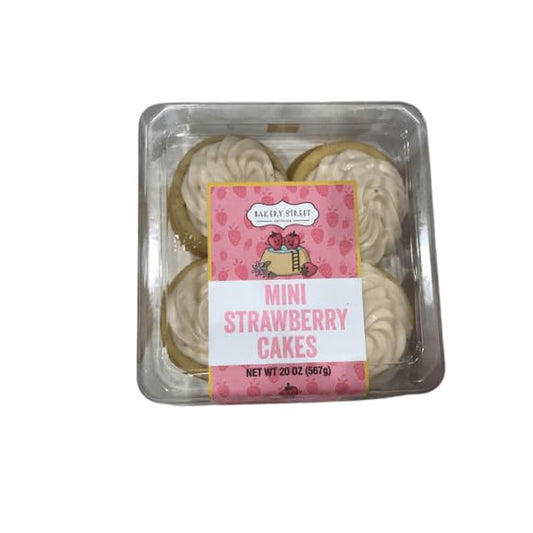 Bakery Street Mini Strawberry Cakes, 20 oz. - ShelHealth.Com