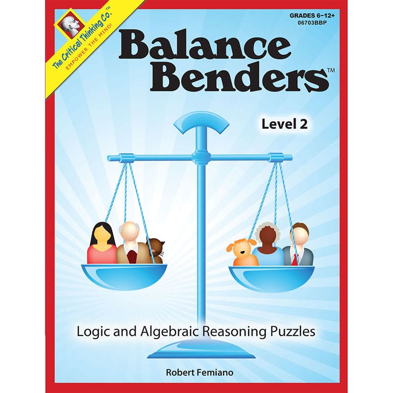 Balance Benders Gr 6-12 (Pack of 6) - Games & Activities - Critical Thinking Co.