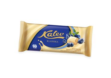 Kalev White Chocolate with Puffed Rice and Blueberry 3.3 oz (95 g) - Kalev