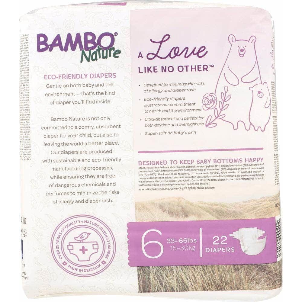 Bambo Nature Bambo Nature Diaper Baby Size 6, 22 pk