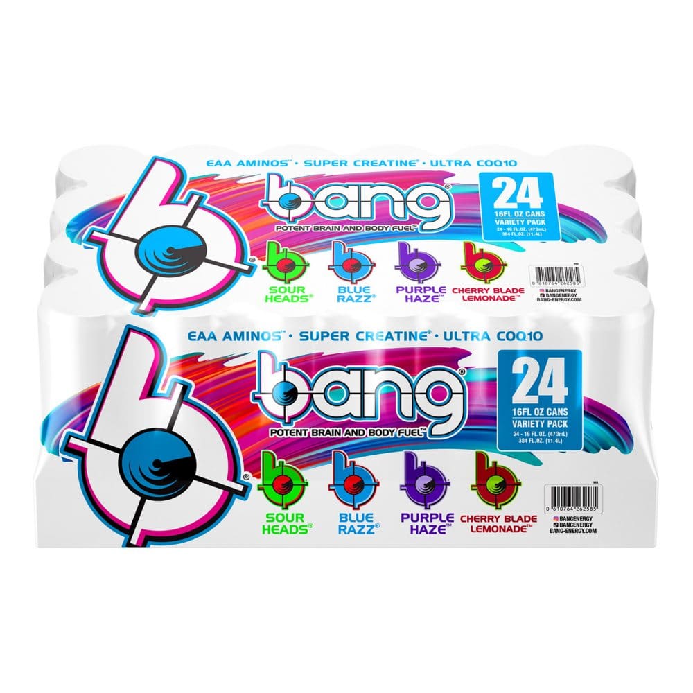Bang Energy Variety Pack (16 oz. 24 pk.) - Energy Drinks - Bang Energy