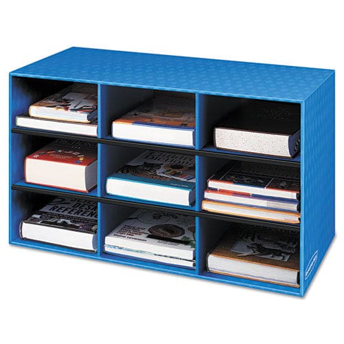 Bankers Box Classroom Literature Sorter 9 Compartments 28.25 X 13 X 16 Blue - School Supplies - Bankers Box®