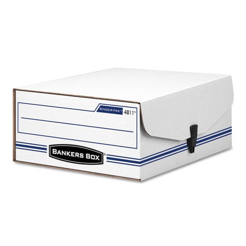 Bankers Box Liberty Binder-pak Letter Files 9.13 X 11.38 X 4.38 White/blue - School Supplies - Bankers Box®