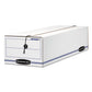 Bankers Box Liberty Check And Form Boxes 11 X 24 X 5 White/blue 12/carton - Office - Bankers Box®