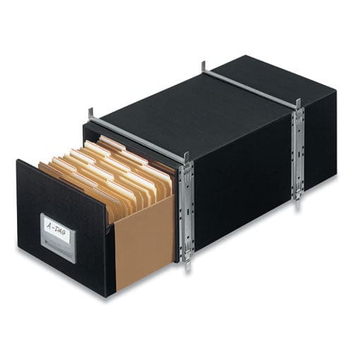 Bankers Box Staxonsteel Maximum Space-saving Storage Drawers Legal Files 17 X 25.5 X 11.13 Black 6/carton - School Supplies - Bankers Box®