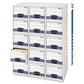 Bankers Box Stor/drawer Steel Plus Extra Space-savings Storage Drawers Letter Files 10.5 X 25.25 X 6.5 White/blue 12/carton - School