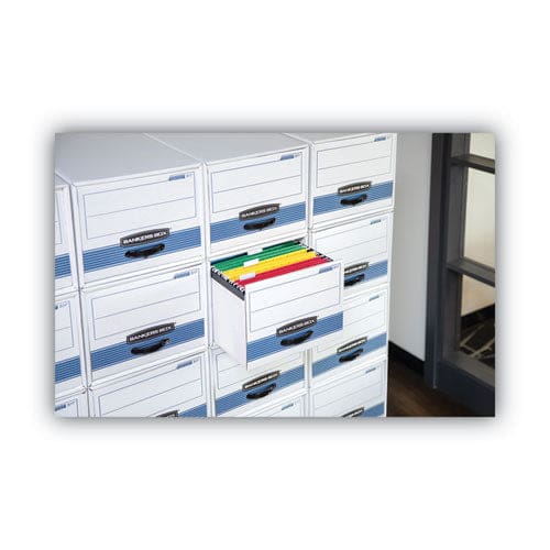 Bankers Box Stor/drawer Steel Plus Extra Space-savings Storage Drawers Letter Files 14 X 25.5 X 11.5 Kraft/green 6/carton - School Supplies