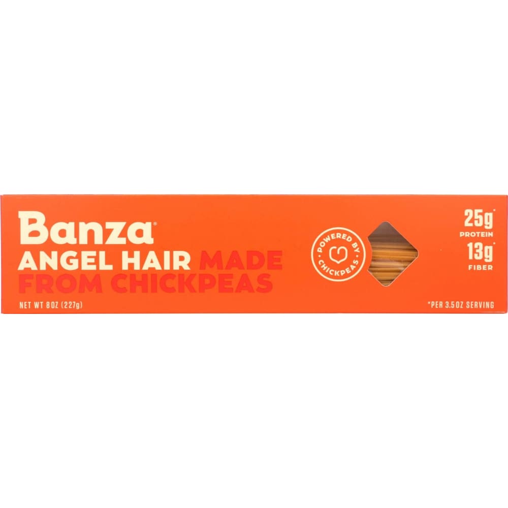 BANZA BANZA Pasta Angel Hair Chickpea, 8 oz