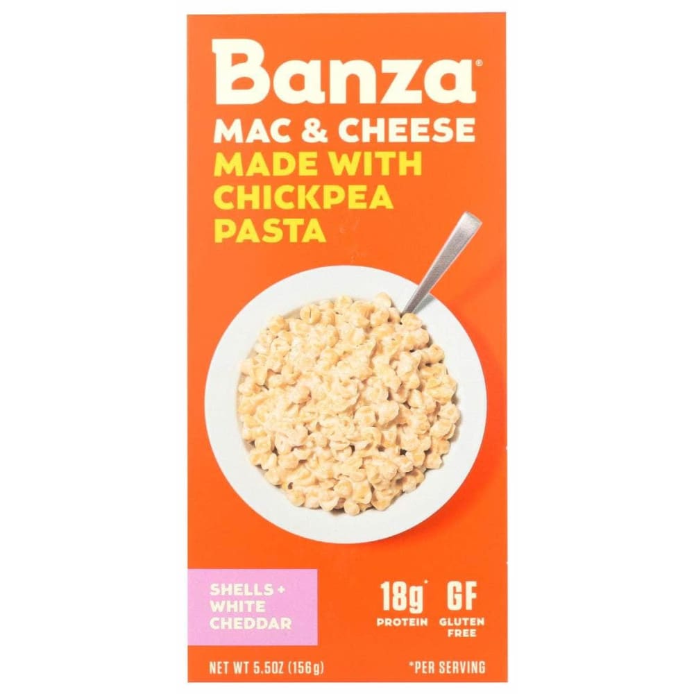 BANZA BANZA Pasta Shells Wht Chddr, 5.5 oz