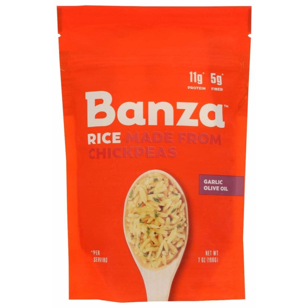 BANZA BANZA Rice Chickpea Grlc Olive, 7 oz