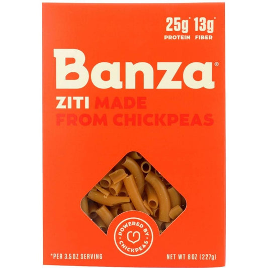 BANZA BANZA Ziti Chickpea Pasta, 8 oz